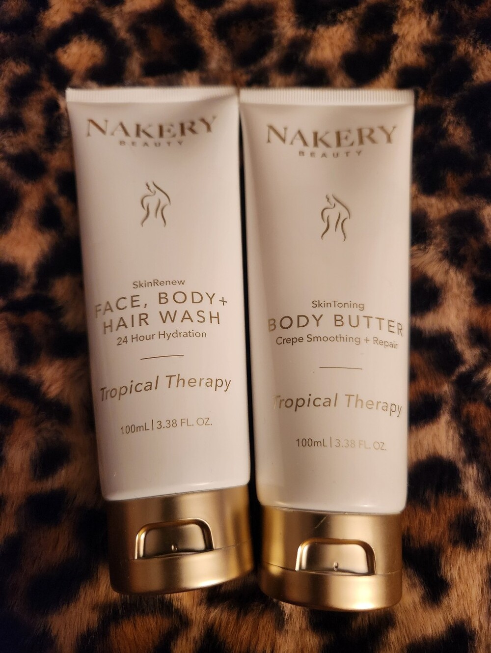 Nakery Tropical Therapy Body Butter And Wash Set Of 2 NEW